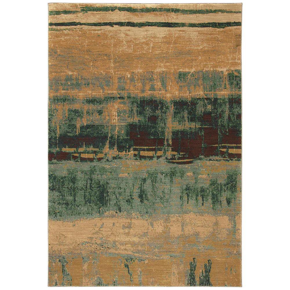 Karastan Artois Mericourt Teal Closeout Area Rug 5’6”x 8'3" - Tampa Home & Garden Store