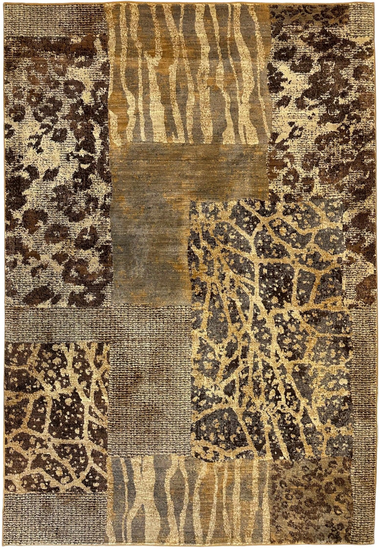 Karastan Carmel Santa Lucia Chestnut Area Rug 5’6”x8’3” - Tampa Home & Garden Store