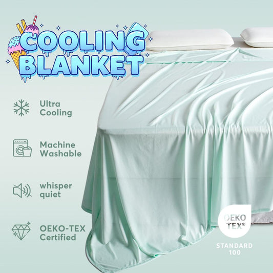 Kasentex All Season Ultra Soft Silky Cooling Blanket, Hypoallergenic and Breathable - Tampa Home & Garden Store