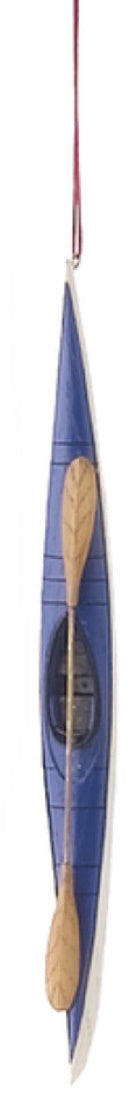 Kayak Ornament - Blue - Tampa Home & Garden Store