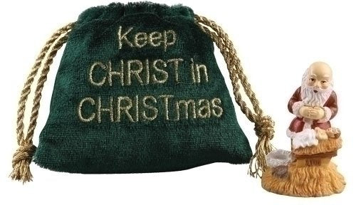 Keep Christ In Christmas Figurine - Tampa Home & Garden Store