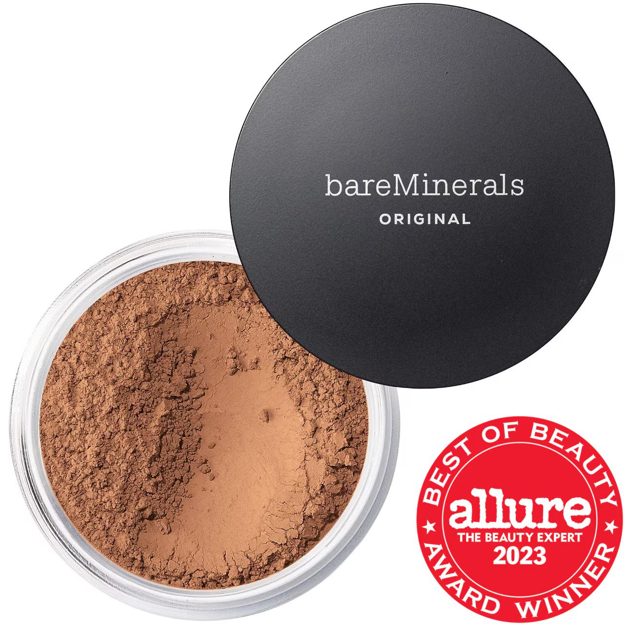 bareMinerals Original loose talc-free foundation powder in natural tan with SPF 15 on Tampa Home & Garden Store