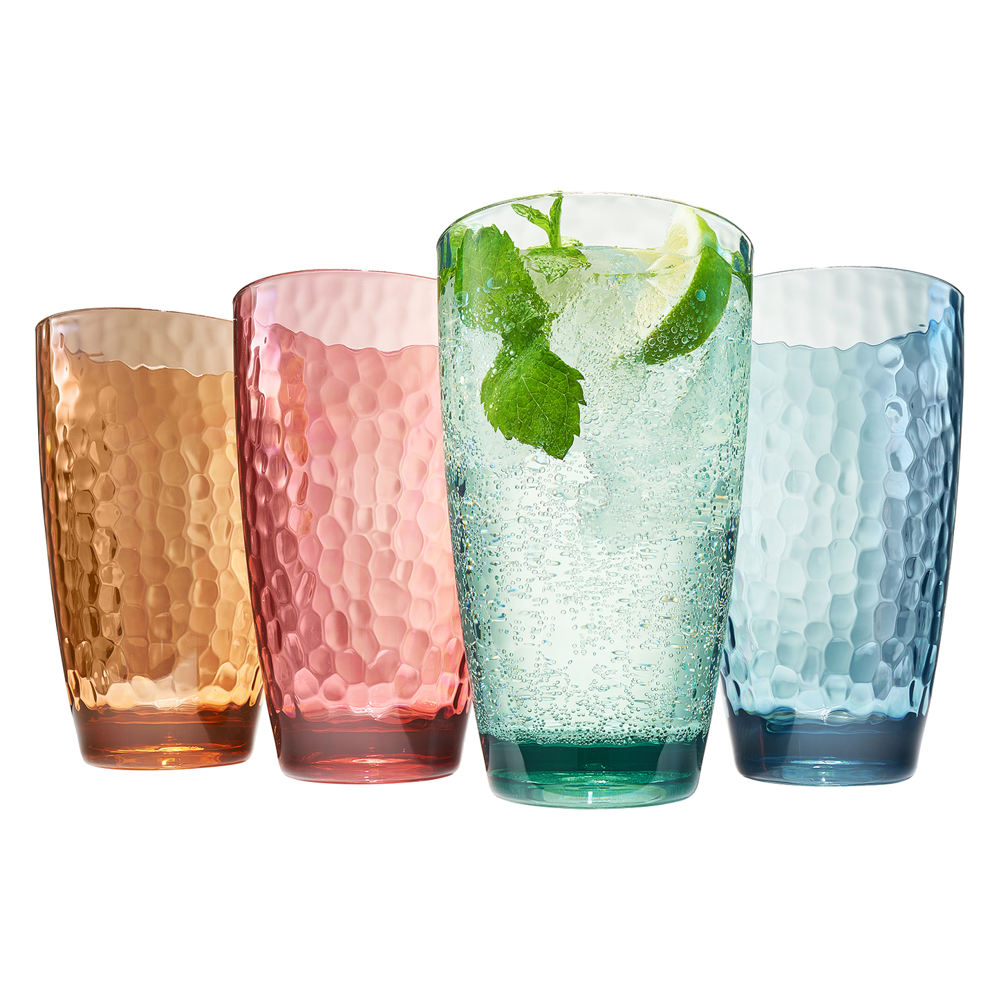 Set of Eze Unbreakable Acrylic Highball Glasses