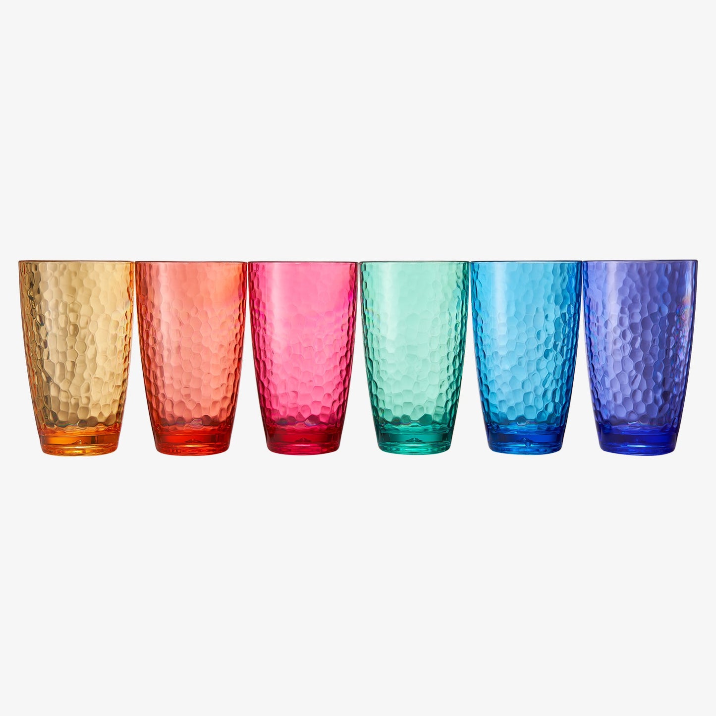 Madrid Acrylic Highball Glasses and Bar Set of 6