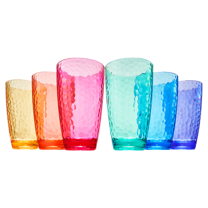 Madrid Acrylic Highball Glasses and Bar Set of 6
