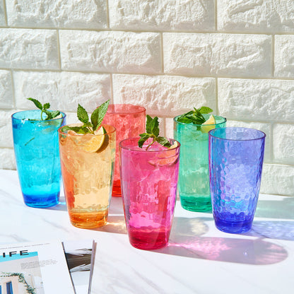 Madrid Acrylic Highball Glasses and Bar Set of 6