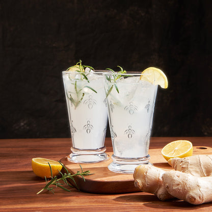 Classica Bee Highball Glassware Set of 6