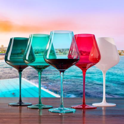 Stagioni Stemmed Wine Glasses Set of Bondi Beach