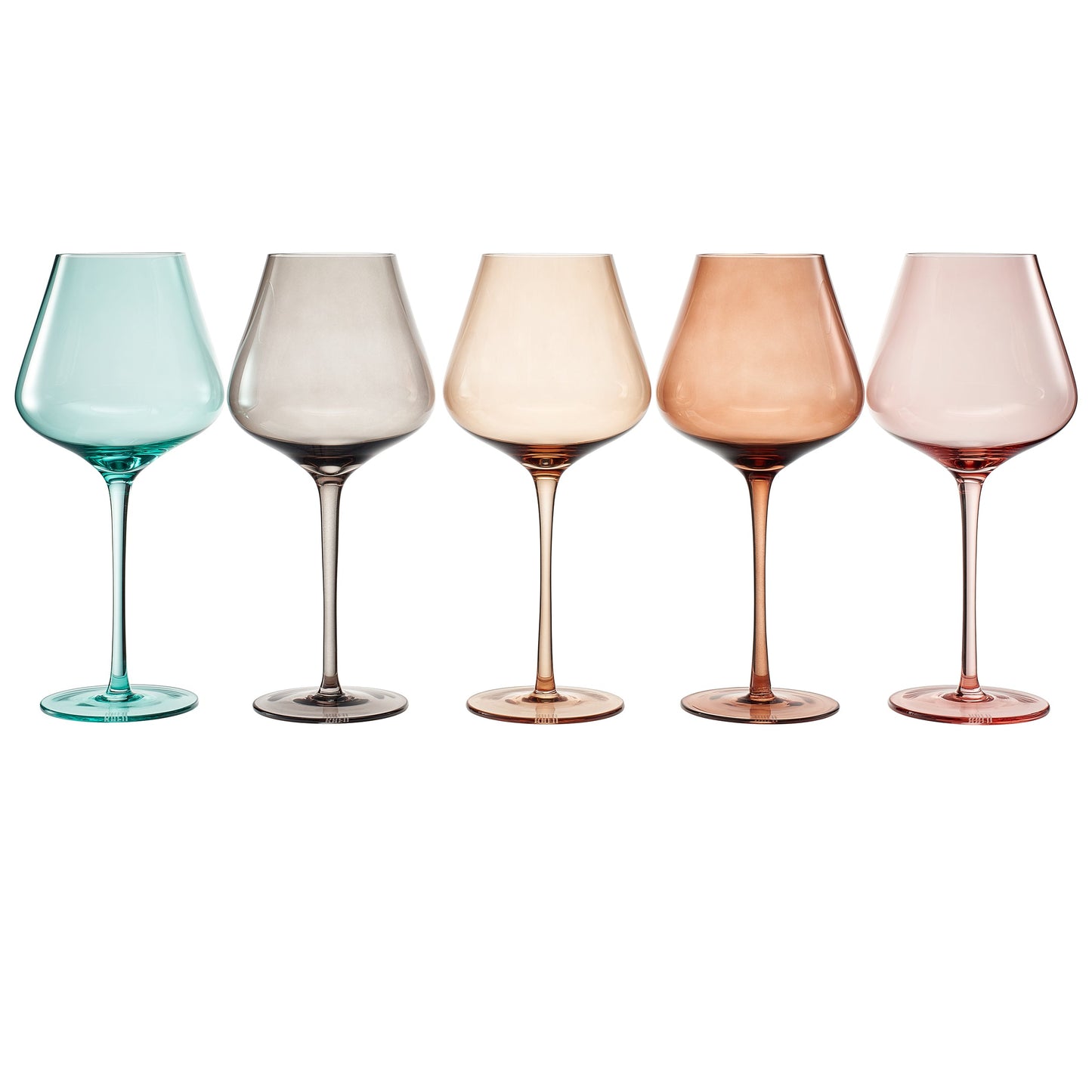 Stagioni Dubai Stemmed Wine Glasses Set of 5