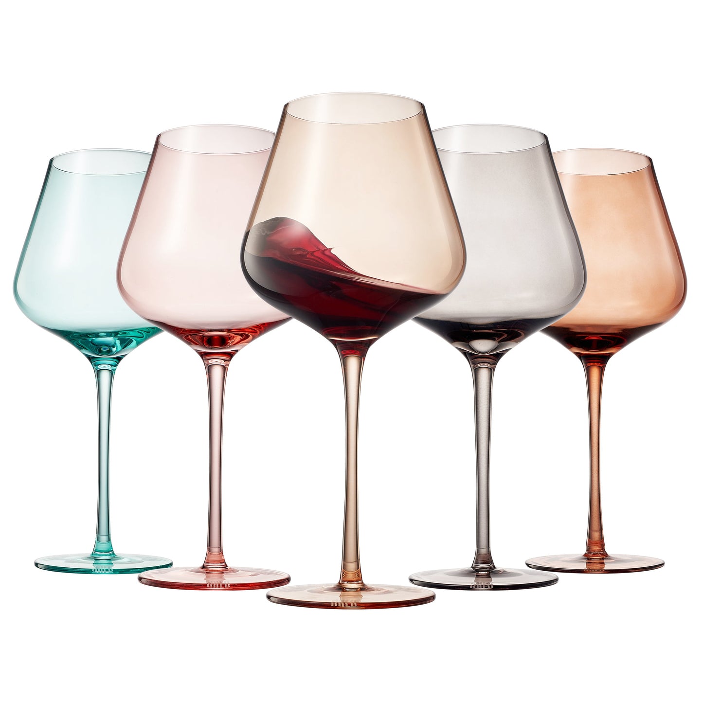 Stagioni Dubai Stemmed Wine Glasses Set of 5