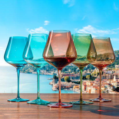 Stagioni The French Riviera Stemmed Wine Glasses