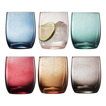 Set of 6 Recycled Mexican Lowball Tumblers