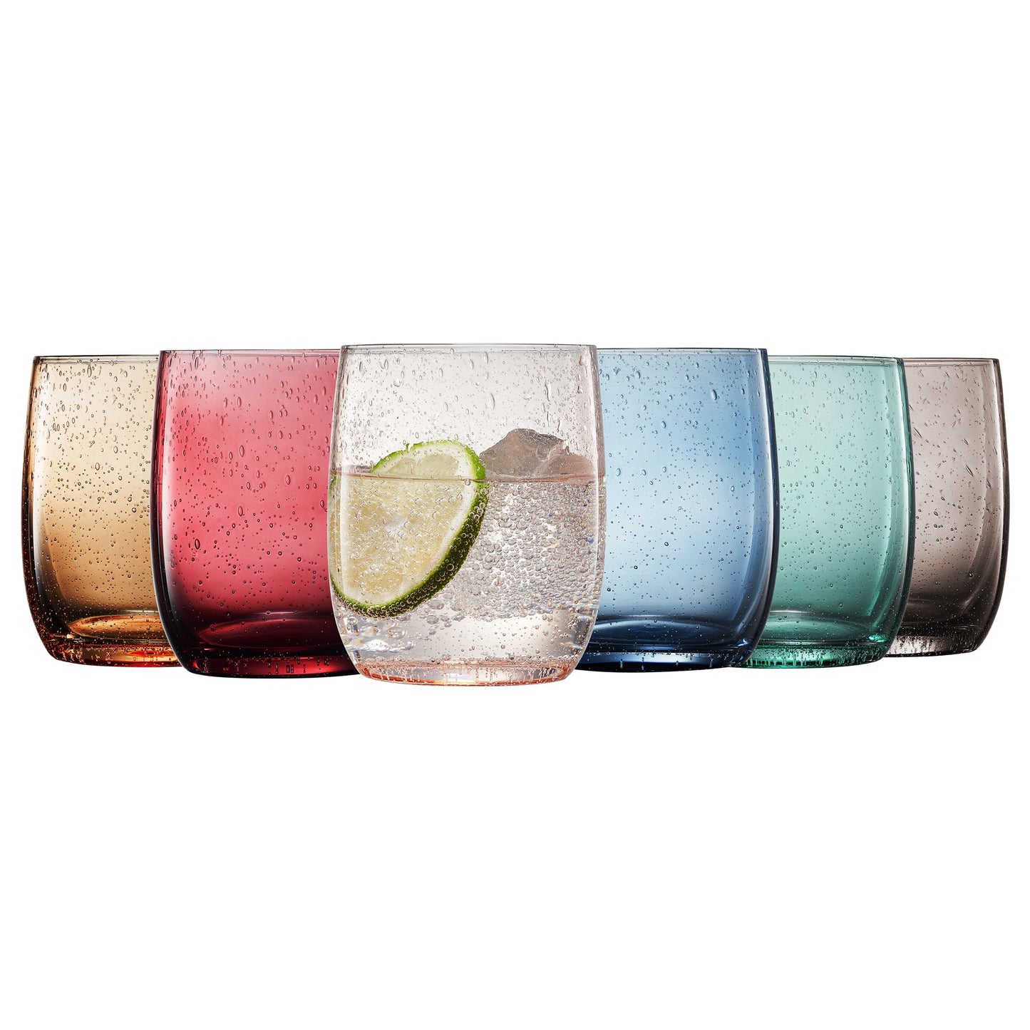 Set of 6 Recycled Mexican Lowball Tumblers