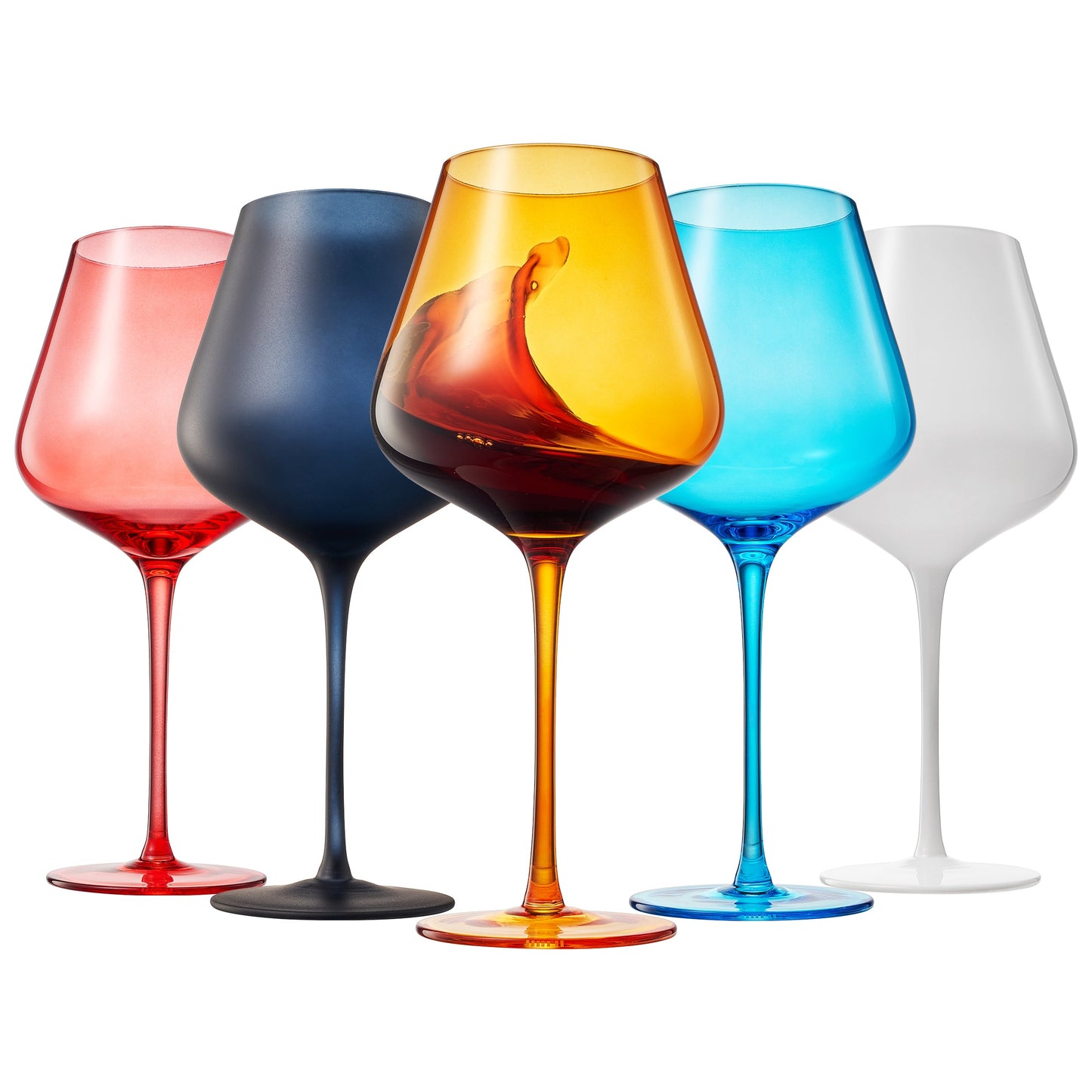 Stagioni Nyc Stemmed Wine Glasses Set of 5