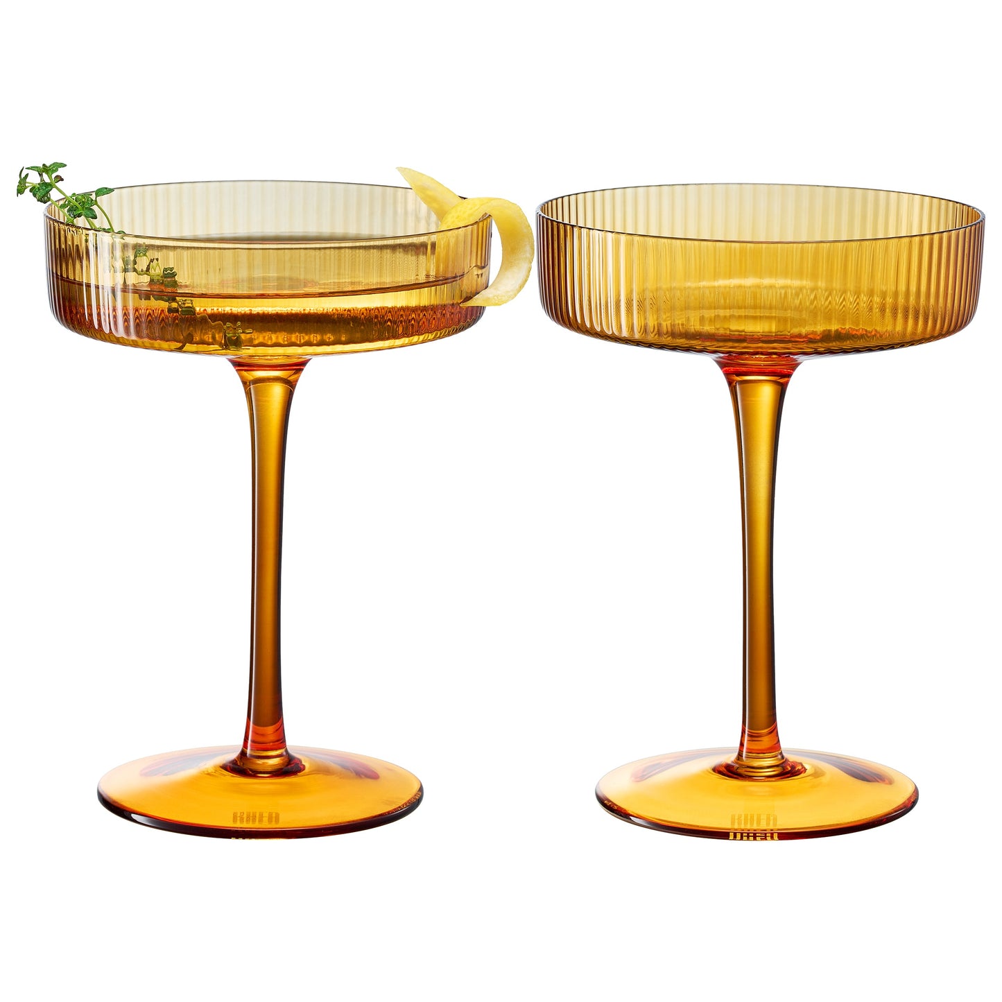 Como Champagne Coupe Cocktail Glasses Set of Two