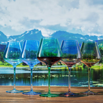 Stagioni Rocky Mountains Wine Glasses Set of 5
