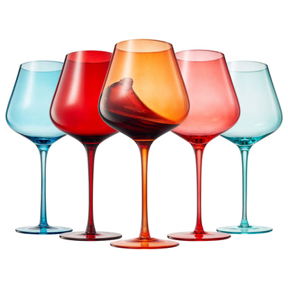Stagioni San Francisco Set of 5 Wine Glasses
