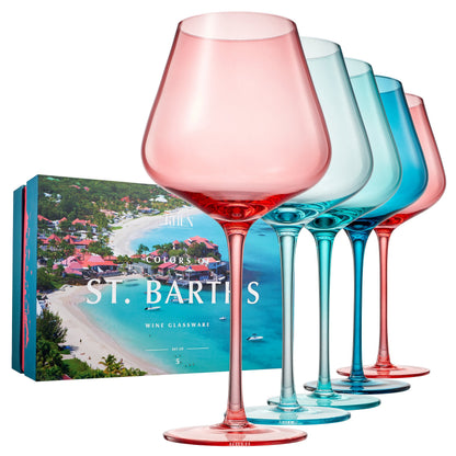 Stagioni St Barths Stemmed Wine Glass Set of 5