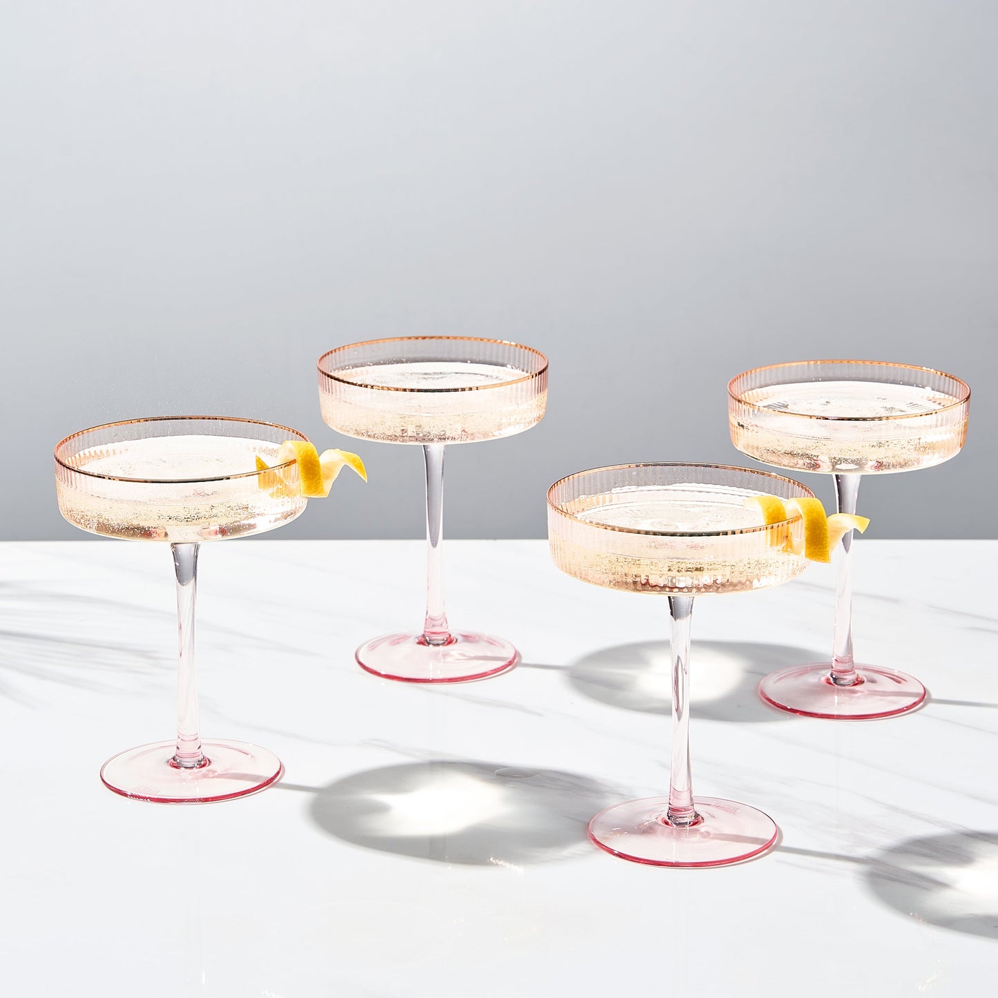 Aurelia Champagne Coupe Glassware Set of Four