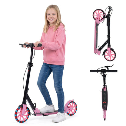 Foldable Kick Scooter for Kids Teens and Adults
