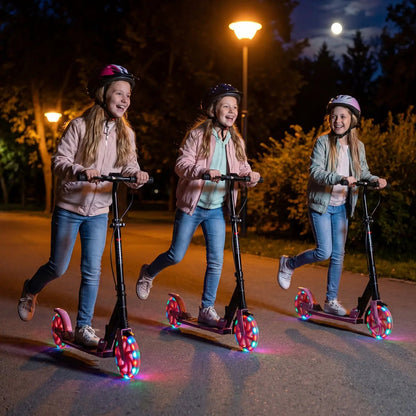 Foldable Kick Scooter for Kids Teens and Adults