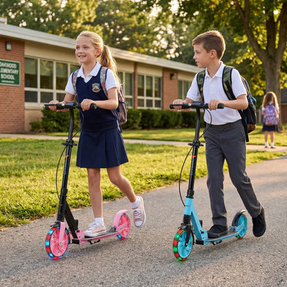 Foldable Kick Scooter for Kids Teens and Adults