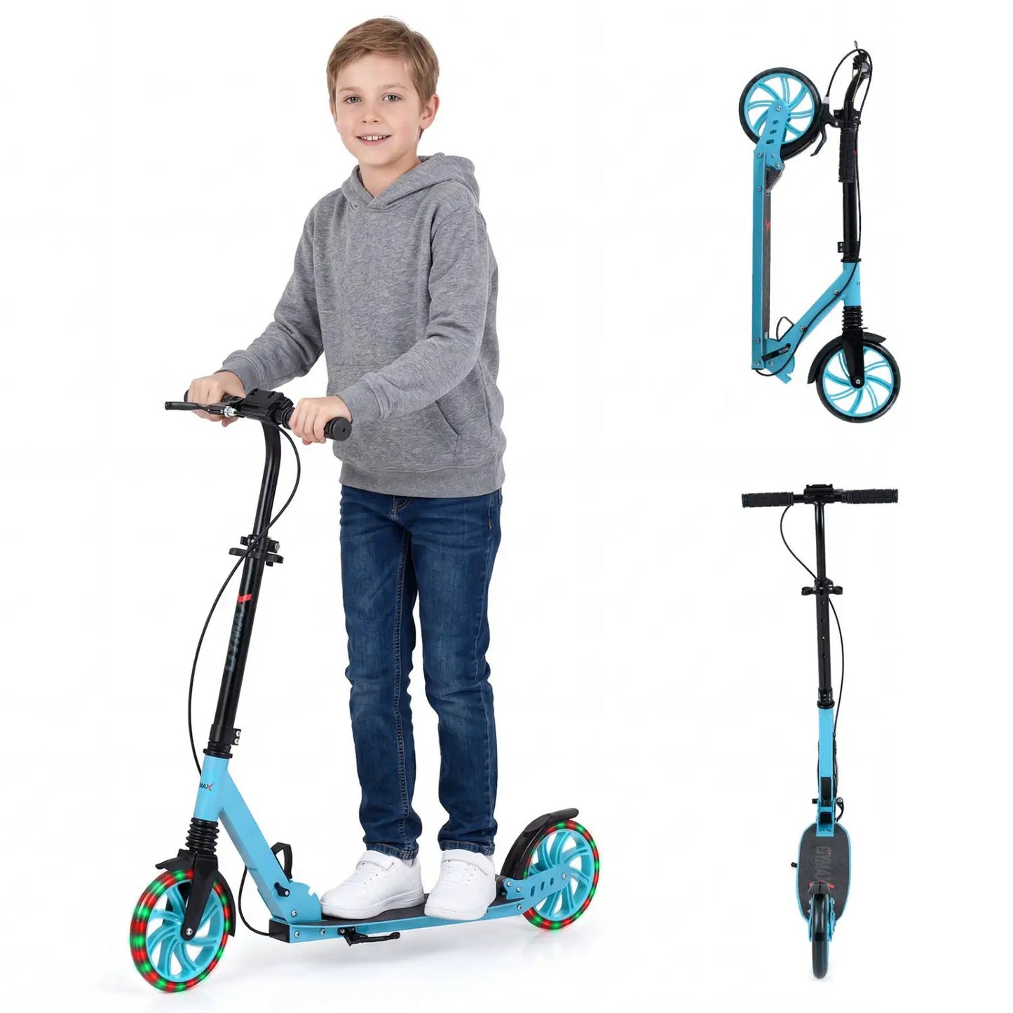 Foldable Kick Scooter for Kids Teens and Adults