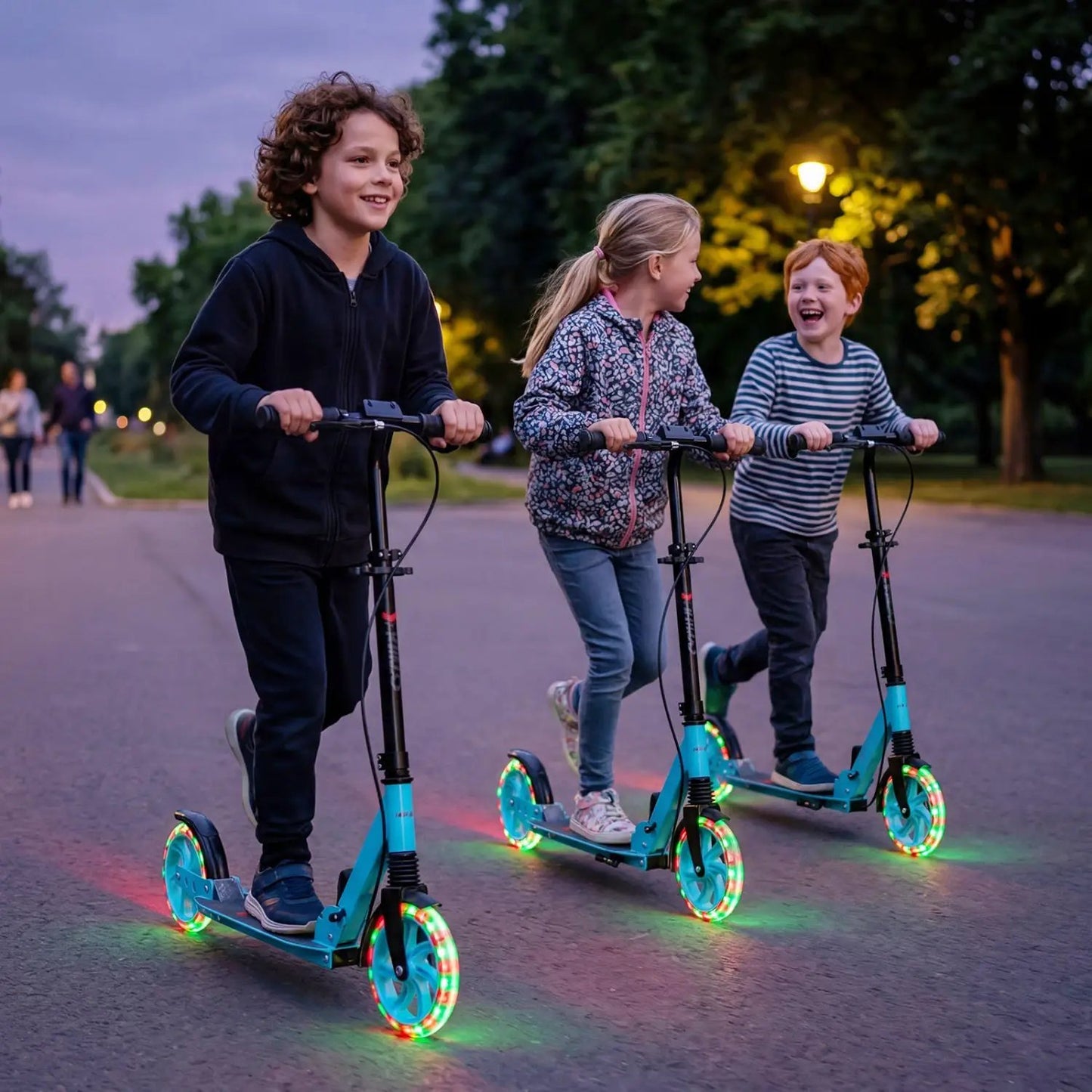 Foldable Kick Scooter for Kids Teens and Adults