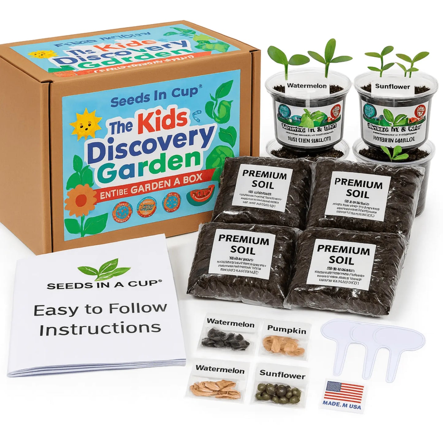 Kids Discovery Garden Kit | Educational STEM Seed Starter - Tampa Home & Garden Store