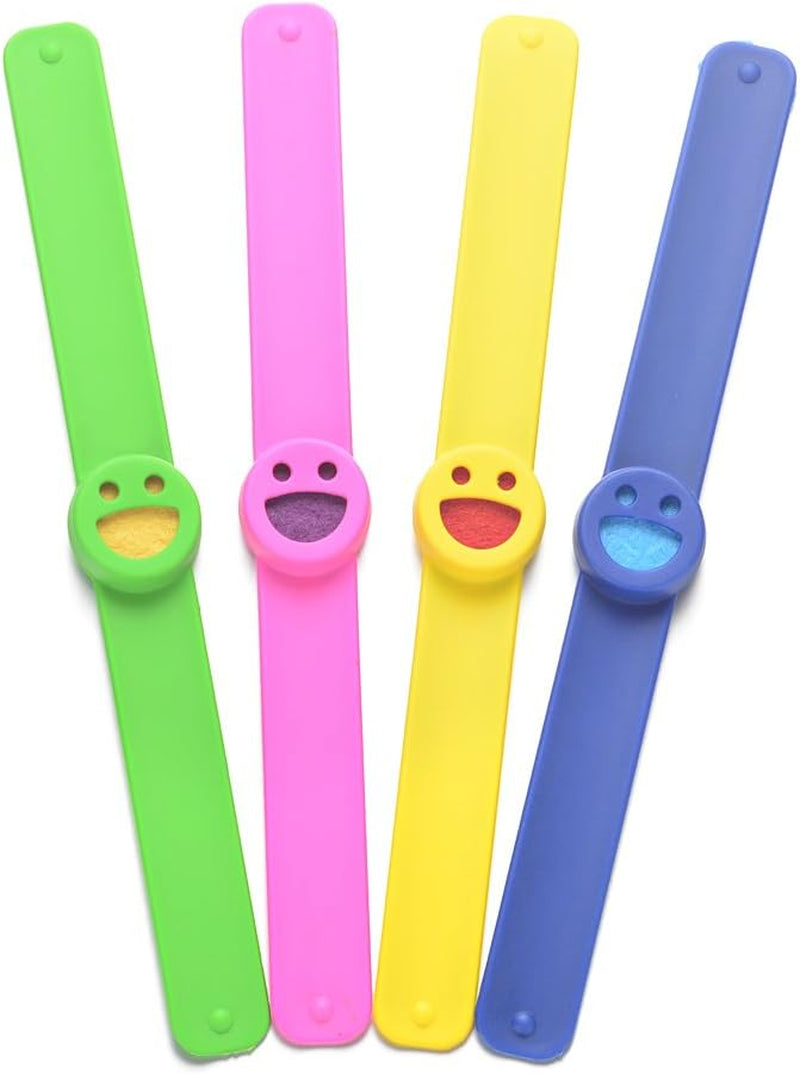 Kids Essential Oil Diffuser Bracelets Kit – 4 Pack Aromatherapy Silicone Wristbands with 20 Refill Pads – Adjustable, Washable, Cartoon Design for Kids, Teens & Adults - Tampa Home & Garden Store