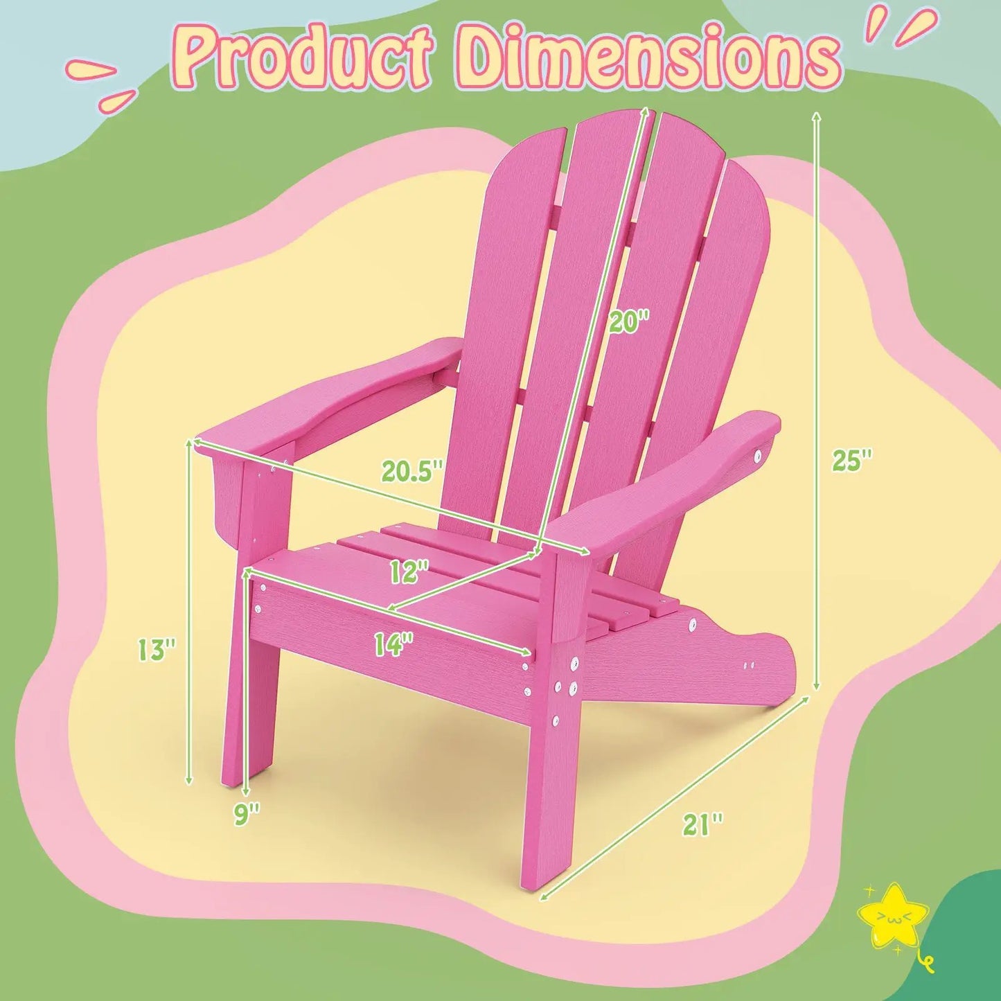 All-Weather High Chair for Kids 3 to 8 Comfort