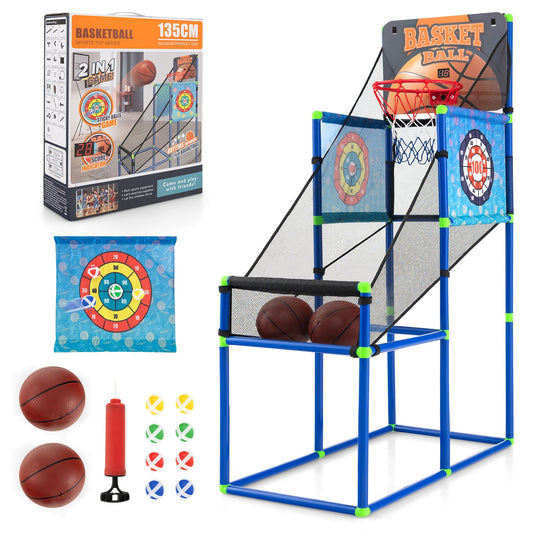 Kids Basketball Arcade Game with Electronic Scoreboard and Sound Effect - Tampa Home & Garden Store