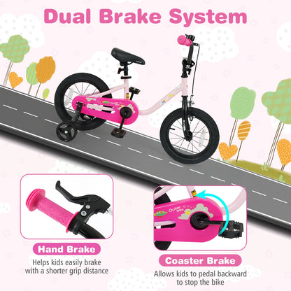 Kids Bike for 3-7 Years Old Boys and Girls 12/14/16-Inch Children Bicycle