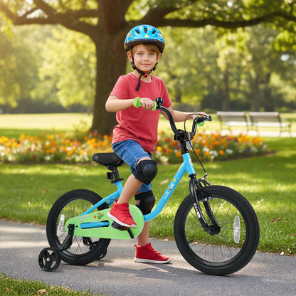 Kids Bike for 3-7 Years Old Boys and Girls 12/14/16-Inch Children Bicycle Blue