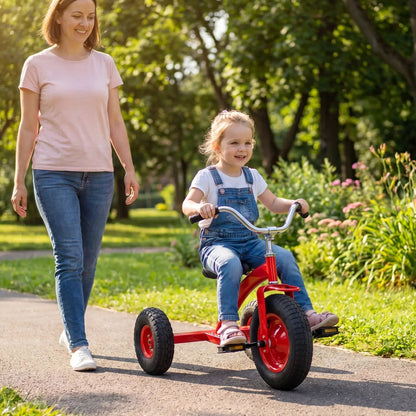 Kids Carbon Steel Bike 15 Inch Inflatable Tires