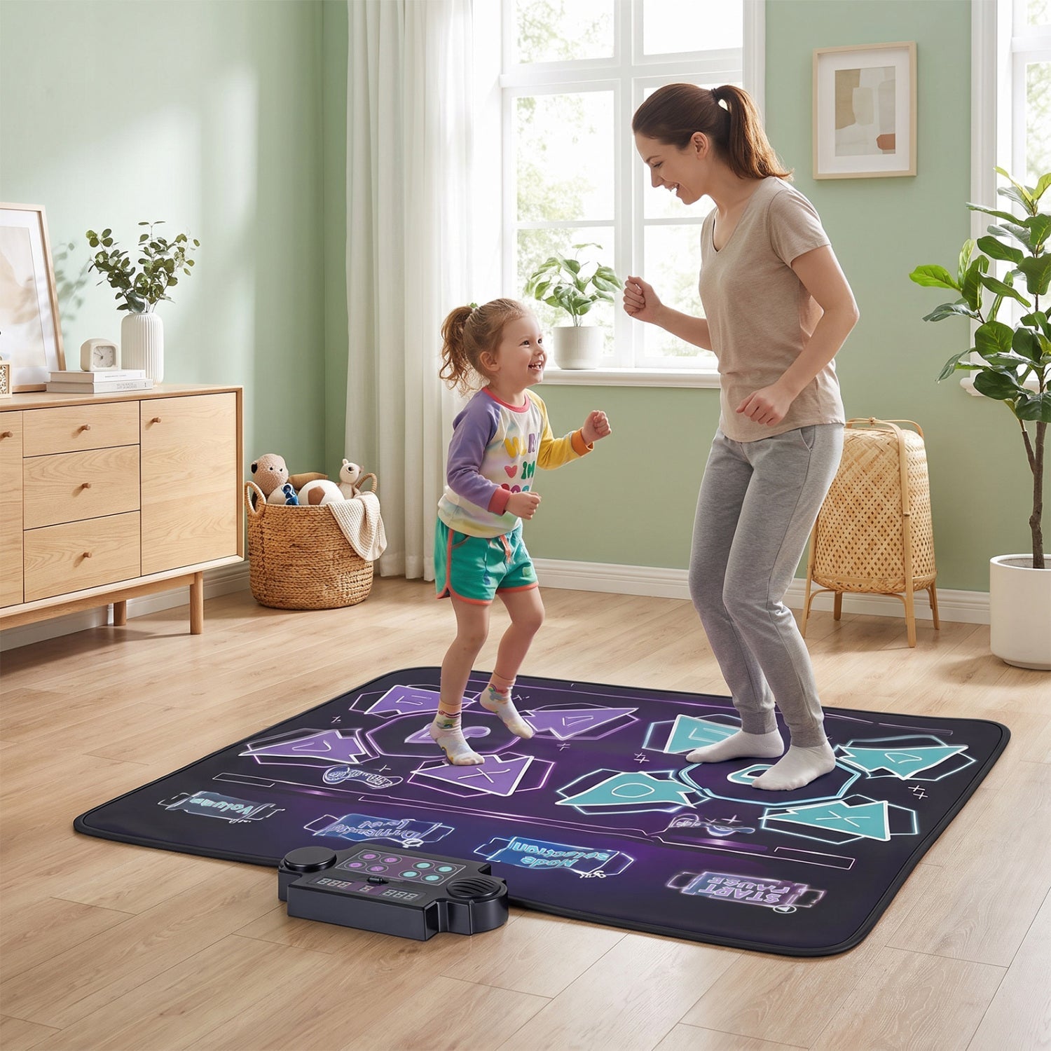 Electronic Kids Dance Mat by DirectDeals with LED lights and 8 songs on Tampa Home & Garden Store