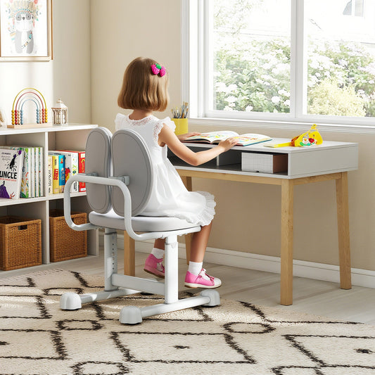 Kids Desk Chair Children Study Chair with Double Back Support and Adjustable Height - Tampa Home & Garden Store