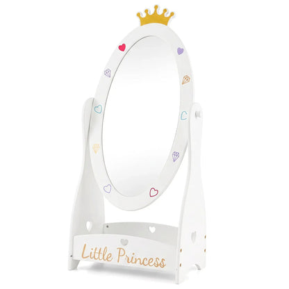 Kids Full Length Mirror with Rotatable Design