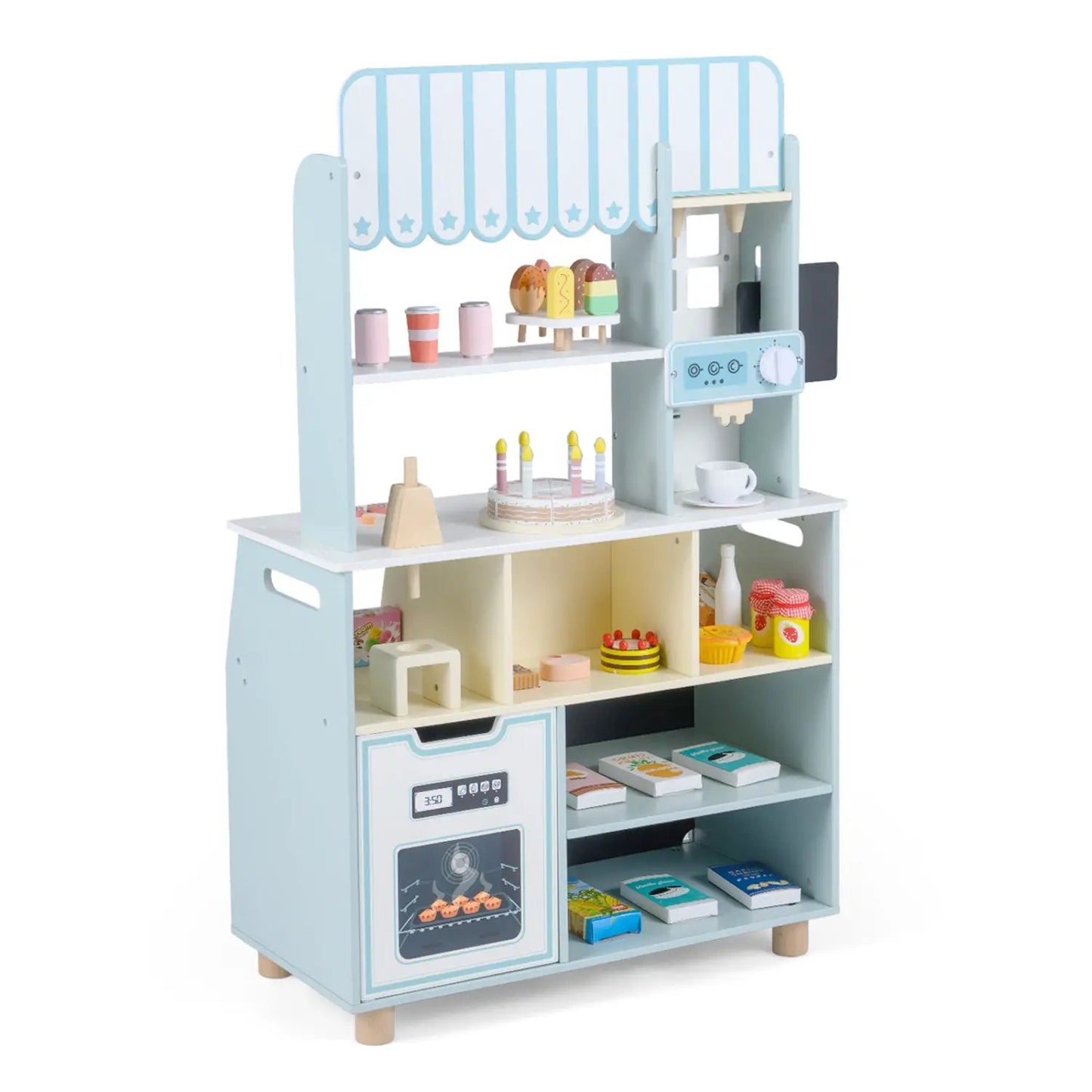 Kids Ice Cream Shop Playset With 27 Accessories