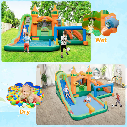 Kids Inflatable Water Slide for Yard Lawn with 735W Blower - Tampa Home & Garden Store
