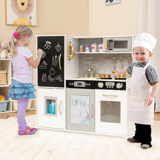 Toddler Pretend Play Kitchen for Boys and Girls 3-6 Years Old - Tampa Home & Garden Store
