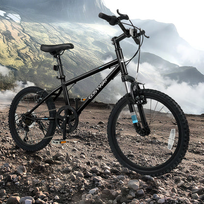 GemGear kids mountain bike black 20/24in with front suspension on Tampa Home & Garden Store