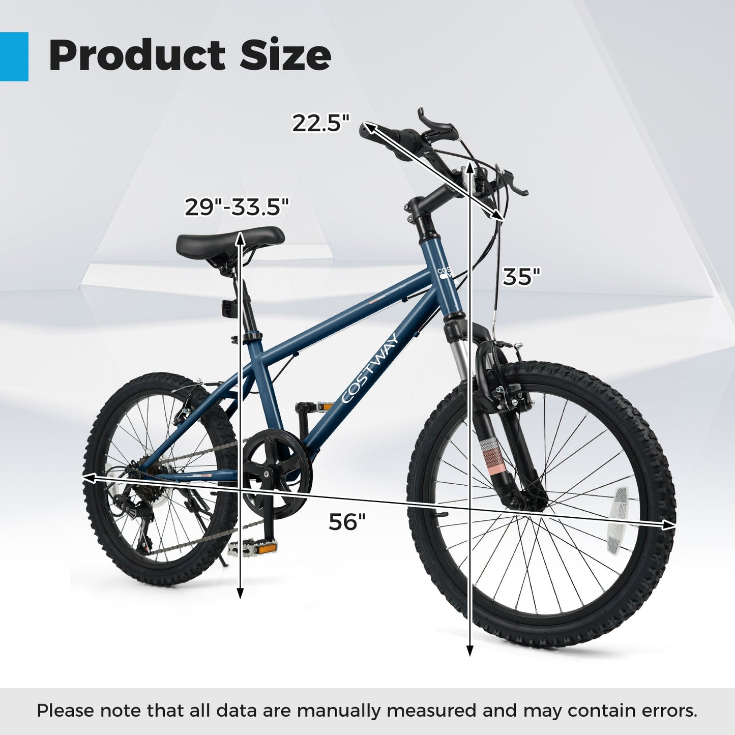GemGear kids mountain bike navy 20/24in wheels for ages 8+, sturdy frame on Tampa Home & Garden Store