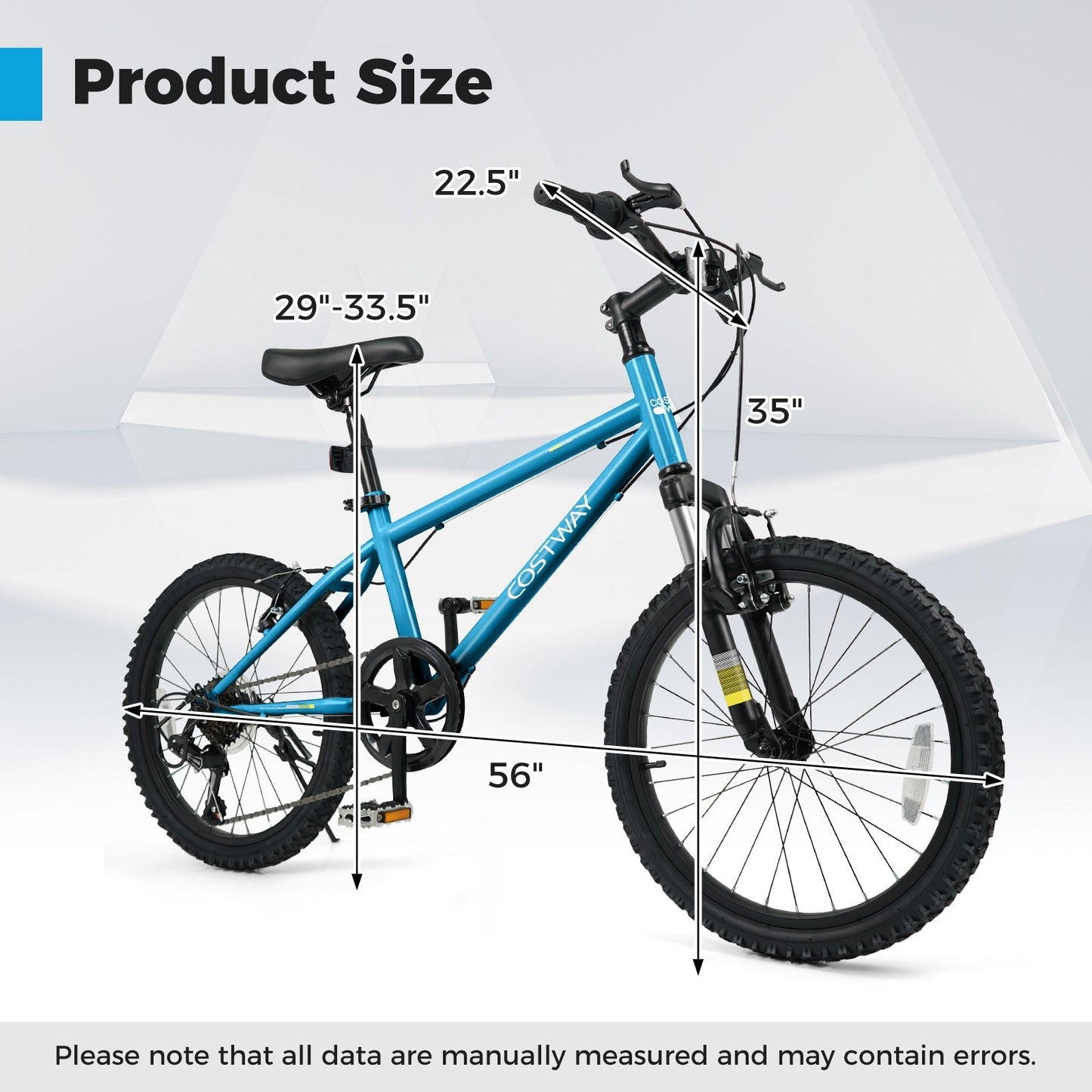 GemGear blue kids mountain bike 20-24 inch wheels for ages 8+ on Tampa Home & Garden Store
