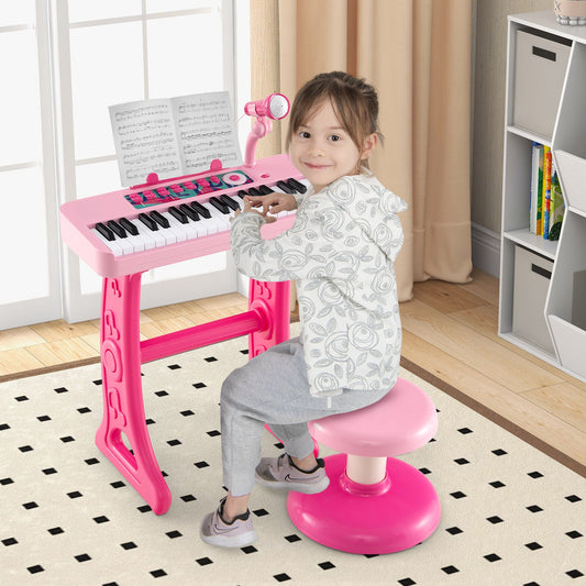 Kids Piano Keyboard 37-Key Kids Toy Keyboard Piano with Microphone for 3+ Kids - Tampa Home & Garden Store