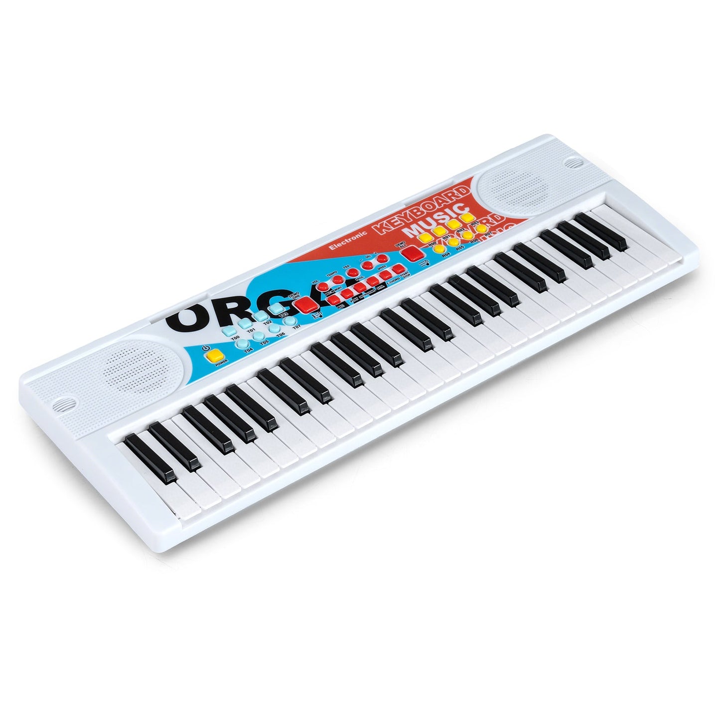 Kids Piano Keyboard 49 Keys Portable Electric Keyboard Piano with 8 Rhythms 8 Tones