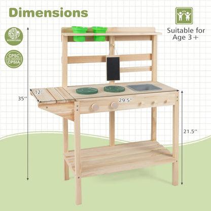 Kids Kitchen Set with Stoves for Boys and Girls