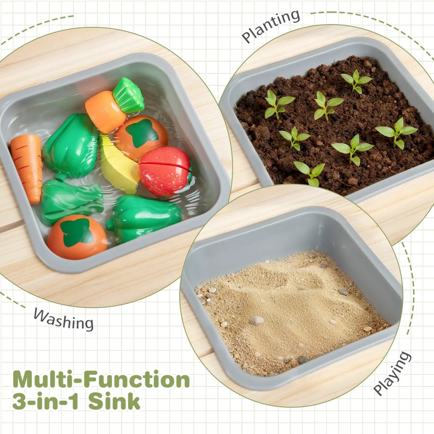 Kids Kitchen Set with Stoves for Boys and Girls