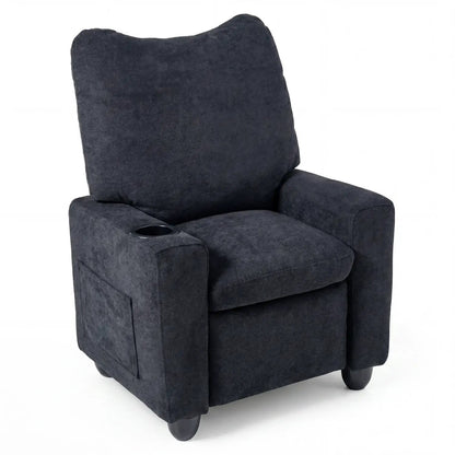 Kids Recliner Sofa with Adjustable Footrest and Cup Holder