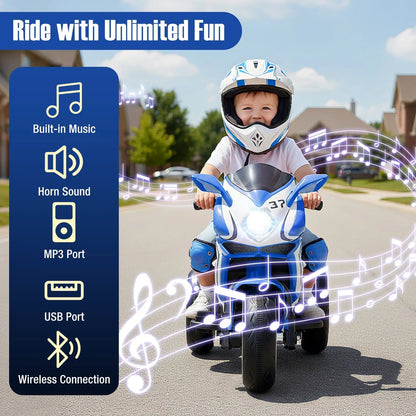 Kids Ride on 6V Battery Powered Motorcycle